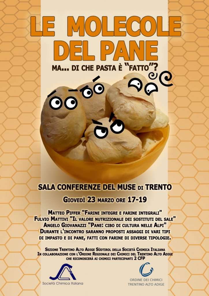Le molecole del pane- Muse – Trento 23-3-2017 ore 17