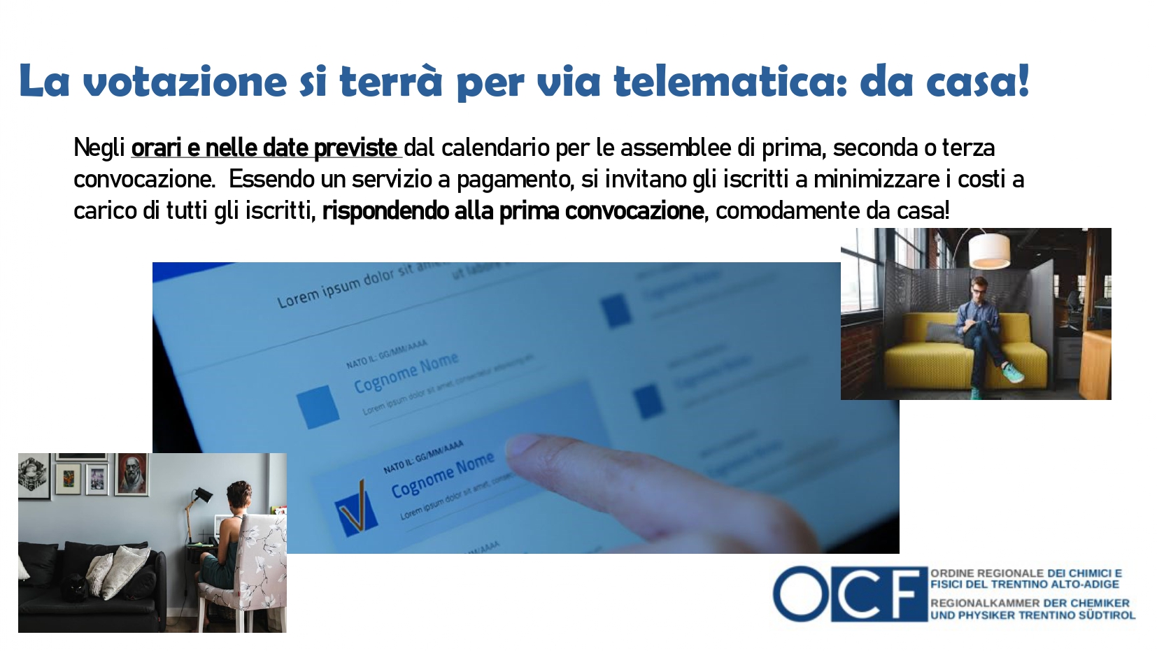 Indizione delle elezioni 2021 rinnovo cariche.